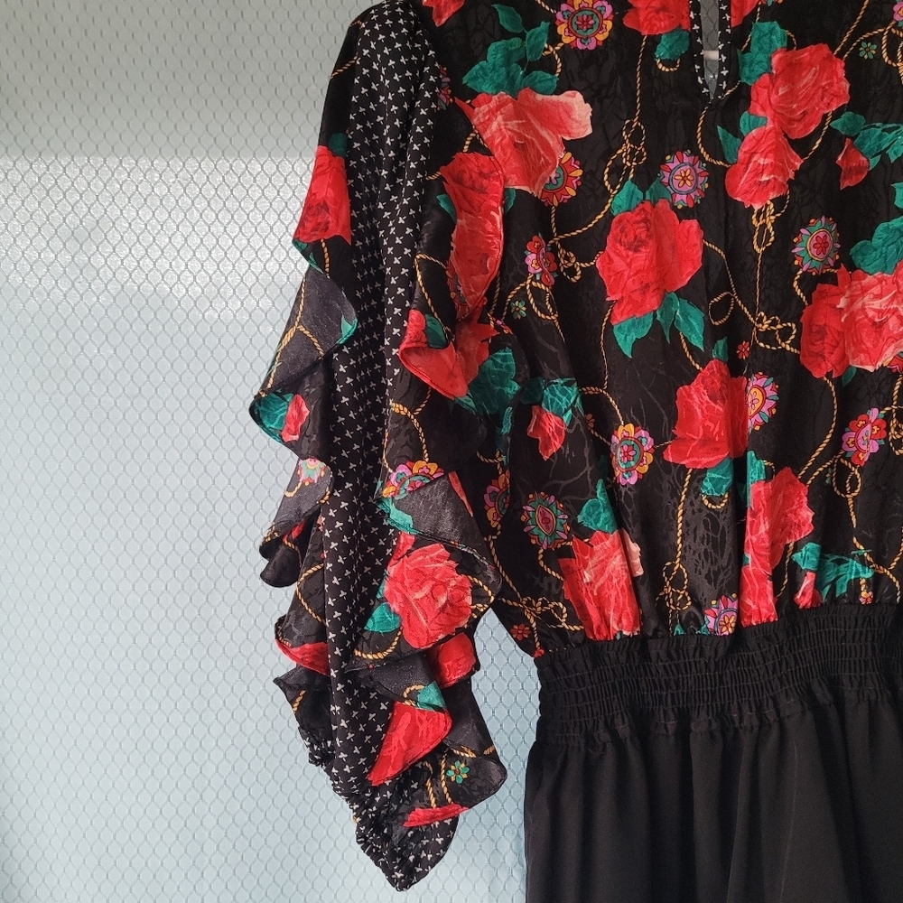 Vintage I.Magnin pantsuit SZ L - Picture 7 of 8